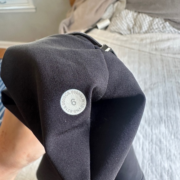 Lululemon With The Flow Pants Black 6 - Picture 5 of 9
